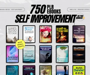 EBOOKS Self Improvement Bundle/750 Digital Books With Resell Rights/Ebook Bundle